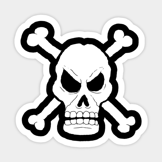 Skull & Crossbones Sticker by MalcolmKirk